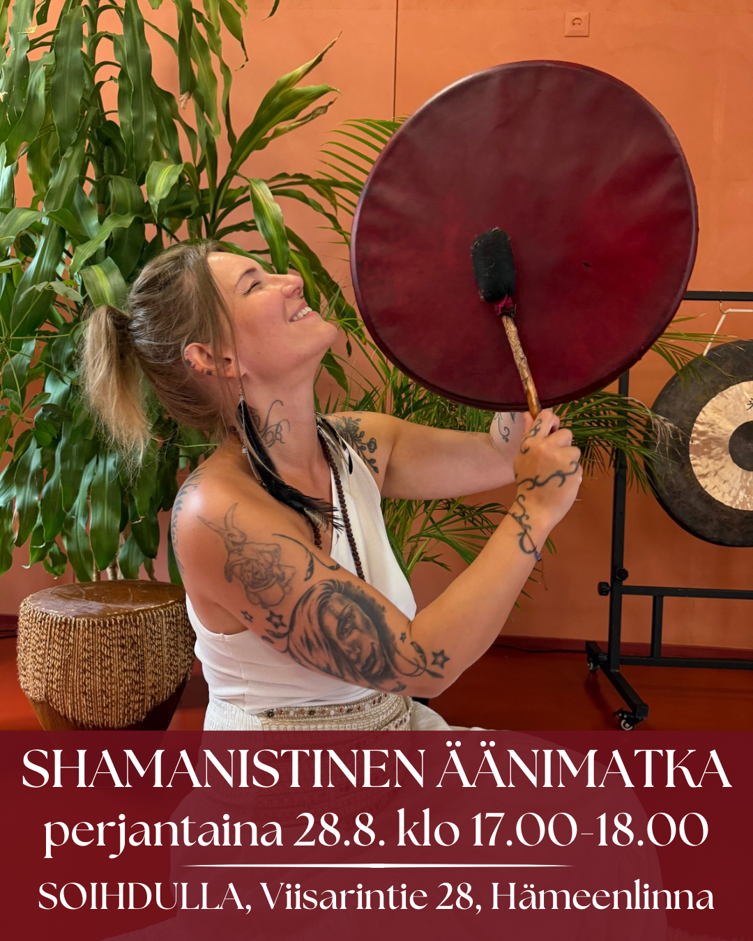 Shamanistinen äänimatka 28.8.2026 / Johanna Koskinen