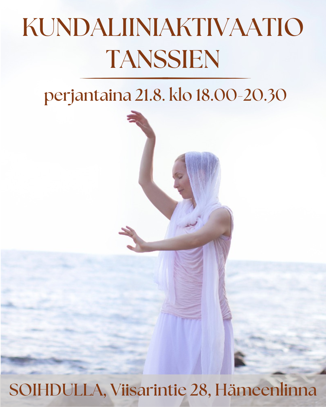 Kundaliiniaktivaatio Tanssien 21.8.2026