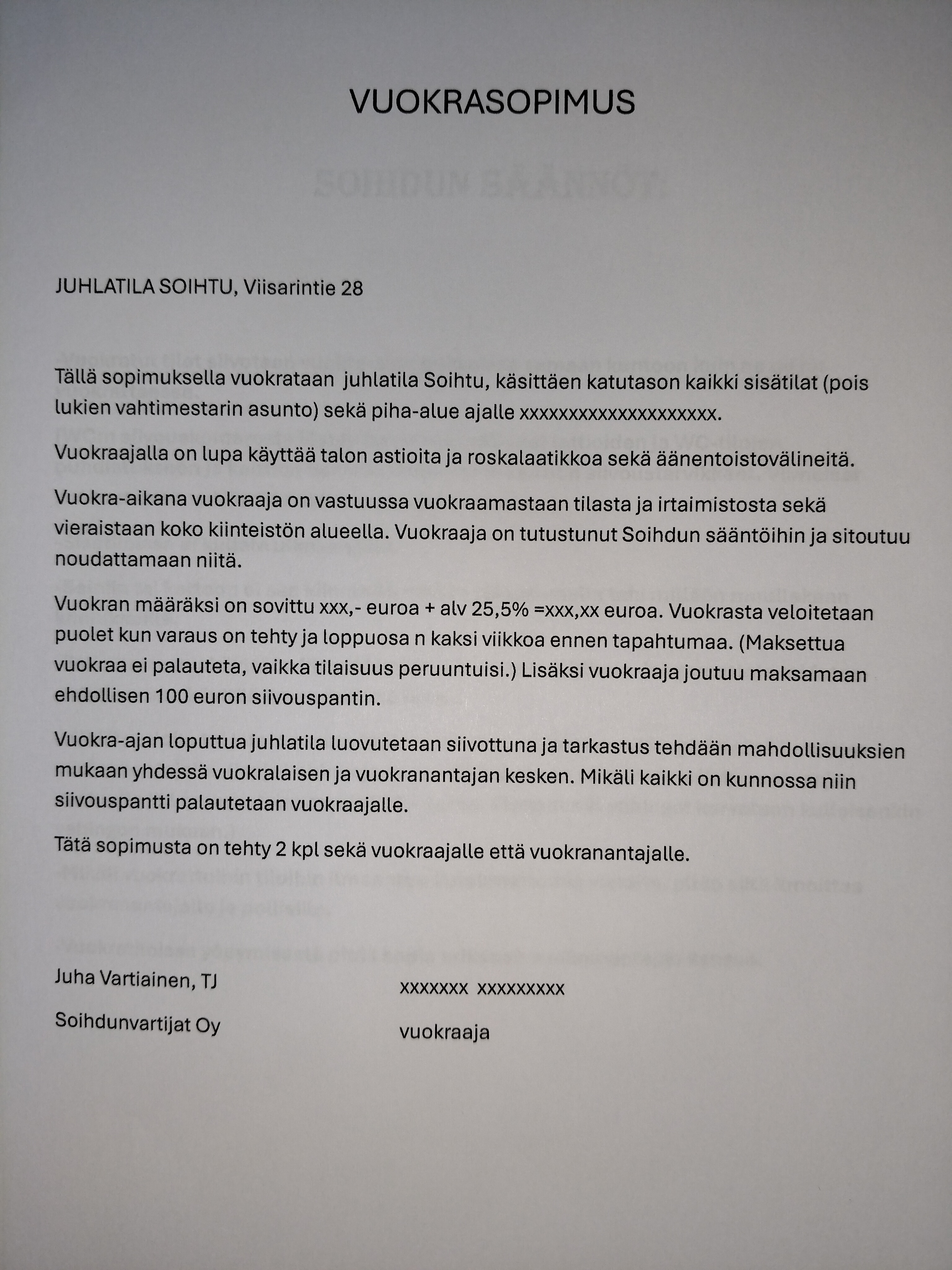 Vuokrasopimus