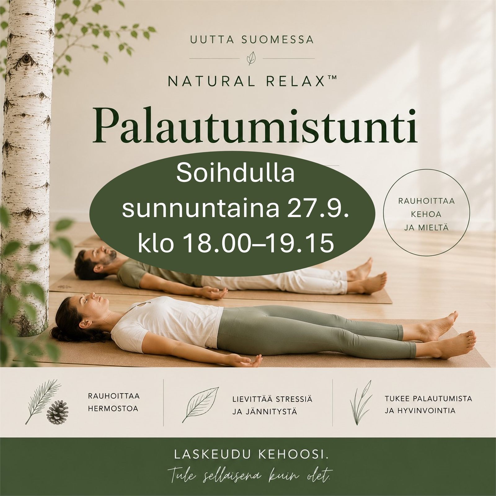 Natural Relax™ -tunti 27.9.2026 / Heli Kettunen